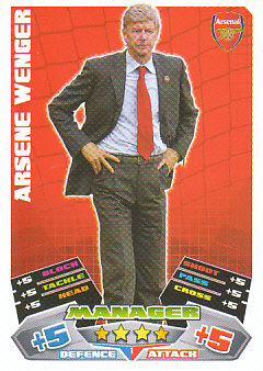 Arsene Wenger Arsenal 2011/12 Topps Match Attax Manager #1
